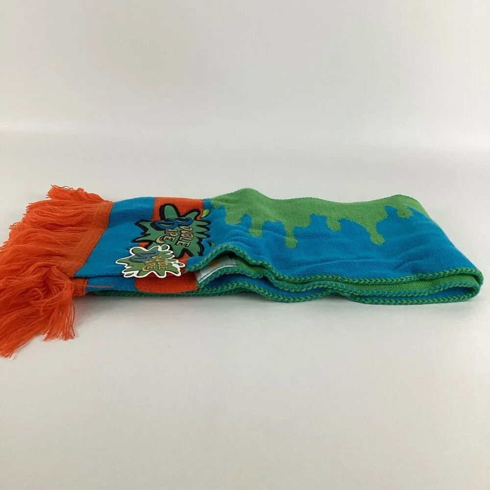 Nickelodeon Double Dare Slime Scarf Nick Box 2019 Culturefly Winter New w Tags